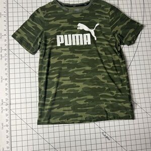 Puma‎  Camouflage Tee with White Logo Mens Medium